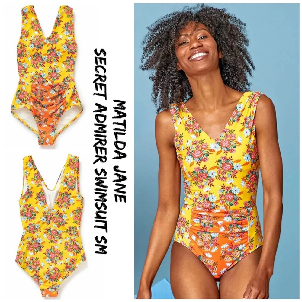 Matilda Jane Secret Admirer One-Piece Swimsuit: SM